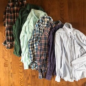 7 Men’s J. Crew Button Down Shirts